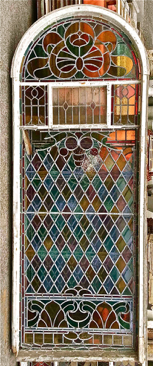 Leaded Glass (oblong and coloured)